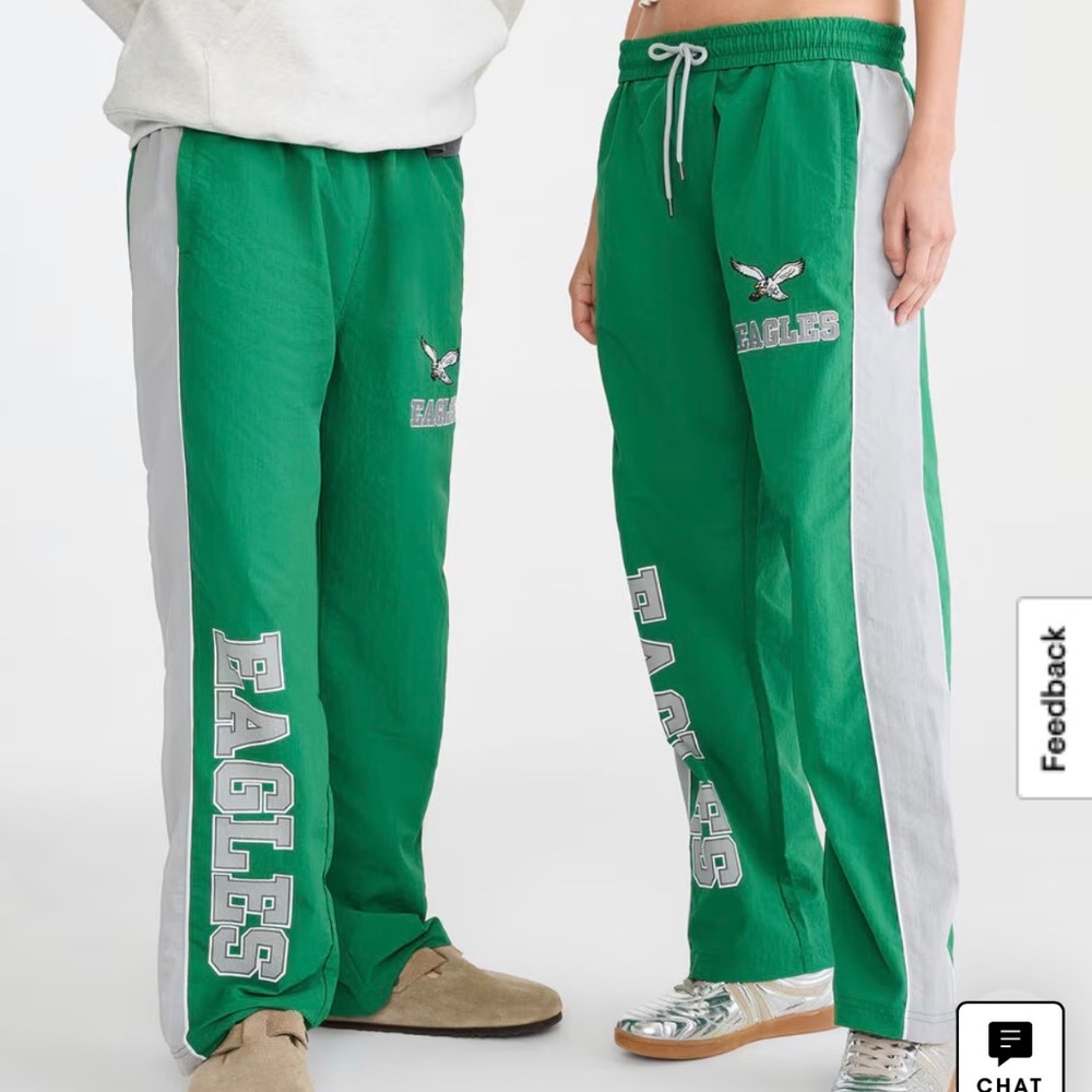 Philadelphia Eagles Kelly Green Track Pants - Picture 2 of 10